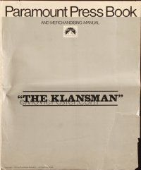 4s546 KLANSMAN pressbook '74 Lee Marvin, Burton, it's a great place to live if they let you!