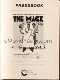4s562 MACK pressbook '73 AIP, classic artwork image of Max Julien & his ladies!