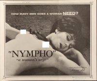 4s750 WOMAN'S URGE pressbook '65 how many men does sexy Nympho Maude Fergusson need?