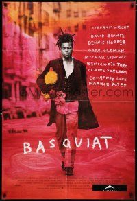 4t060 BASQUIAT 1sh '97 Jeffrey Wright as Jean Michel Basquiat, directed by Julian Schnabel!