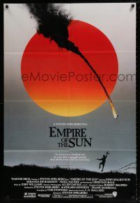 4t222 EMPIRE OF THE SUN advance 1sh '87 Stephen Spielberg, John Malkovich, first Christian Bale!