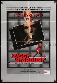 4t996 ZIGGY STARDUST & THE SPIDERS FROM MARS English 1sh '83 glam rock, David Bowie!