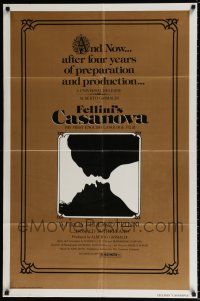 4t243 FELLINI'S CASANOVA 1sh '77 Il Casanova di Federico Fellini, Donald Sutherland, Tina Aumont