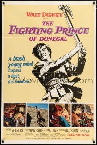 4t250 FIGHTING PRINCE OF DONEGAL style A 1sh '66 Disney, reckless young rebel rocks an empire!