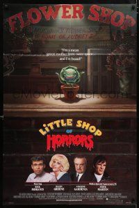 4t460 LITTLE SHOP OF HORRORS advance 1sh '86 mean green muther from outer space & he's bad!