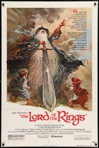4t471 LORD OF THE RINGS 1sh '78 Ralph Bakshi cartoon from classic J.R.R. Tolkien novel!