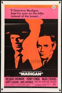 4t492 MADIGAN 1sh '68 Richard Widmark, Henry Fonda, Don Siegel directed!