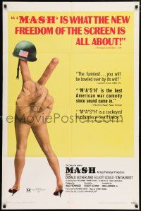4t519 MASH 1sh '70 Elliott Gould, Korean War classic directed by Robert Altman!