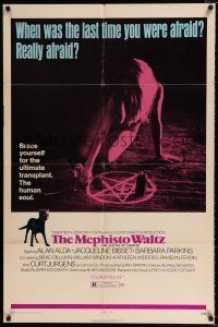 4t532 MEPHISTO WALTZ 1sh '71 Jacqueline Bisset, when was the last time you were really afraid?