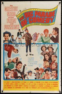 4t534 MGM'S BIG PARADE OF COMEDY 1sh '64 W.C. Fields, Marx Bros., Abbott & Costello, Lucille Ball