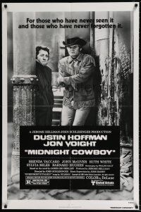 4t538 MIDNIGHT COWBOY 1sh R80 Dustin Hoffman, Jon Voight, John Schlesinger classic!