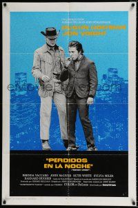 4t540 MIDNIGHT COWBOY Spanish/U.S. 1sh '69 Dustin Hoffman, Jon Voight, John Schlesinger classic!