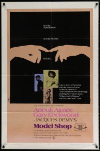 4t557 MODEL SHOP 1sh '69 directed by Jacques Demy, Anouk Aimee, Gary Lockwood!