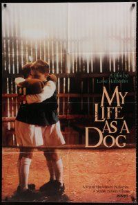 4t594 MY LIFE AS A DOG 1sh '87 Lasse Hallstrom's Mitt liv som hund, cute image of kids!