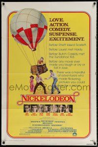 4t623 NICKELODEON 1sh '76 Ryan O'Neal, Burt Reynolds, Tatum O'Neal, Brian Keith!