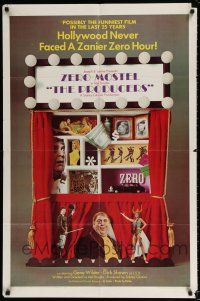 4t712 PRODUCERS 1sh '67 Mel Brooks, Zero Mostel & Gene Wilder produce Broadway play!