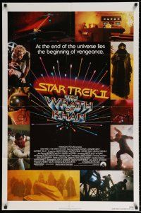 4t827 STAR TREK II 1sh '82 The Wrath of Khan, Leonard Nimoy, William Shatner, Ricardo Montalban!