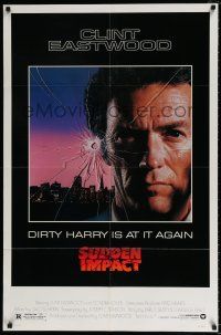4t840 SUDDEN IMPACT 1sh '83 Clint Eastwood is at it again as Dirty Harry, great image!