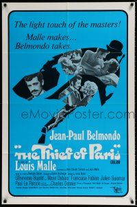 4t883 THIEF OF PARIS int'l 1sh '67 Louis Malle, Jean-Paul Belmondo, Genevieve Bujold!