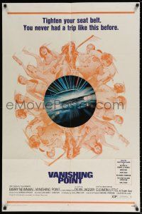 4t921 VANISHING POINT 1sh '71 car chase cult classic, you never had a trip like this before!
