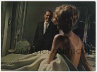 4w398 DETECTIVE color 10.5x14 still '68 Frank Sinatra smiles at sexy naked Lee Remick in bed!