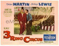 4w185 3 RING CIRCUS LC #2 '54 great close up of Dean Martin & Jerry Lewis in clown outfits!