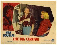 4w198 ACE IN THE HOLE LC #5 '51 Billy Wilder, Kirk Douglas talks to Jan Sterling, Big Carnival!