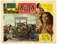 4w209 AIDA LC #6 '54 Sophia Loren is helped by beautiful maidens, from Verdi's opera!