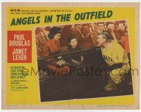 4w221 ANGELS IN THE OUTFIELD LC #5 '51 baseball player Paul Douglas by Janet Leigh & Donna Corcoran!