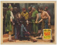 4w272 BLACK SWAN LC '42 pirates hold George Zucco as Tyrone Power points his sword at him!