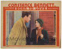 4w288 BORN TO LOVE LC '31 close up of pretty Constance Bennett restraining Joel McCrea!