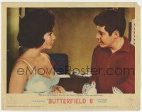 4w306 BUTTERFIELD 8 LC #3 '60 sexy callgirl Elizabeth Taylor asks Eddie Fisher how to get home!