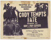 4w029 CODY OF THE PONY EXPRESS chapter 10 TC '50 cowboy Jock Mahoney serial, Cody Tempts Fate!