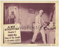 4w353 CONGO BILL chapter 3 LC '48 Don McGuire walks in on bad guy with lit match in hand!