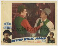 4w397 DESTRY RIDES AGAIN LC R50 c/u of James Stewart about to punch young Jack Carson!