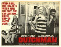 4w430 DUTCHMAN LC #2 '67 c/u of Shirley Knight on subway, she can love him... Or kill him!