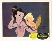 4w456 FANTASIA LC R63 Disney musical cartoon classic, c/u of centaur girl with mirror & cherub!