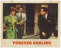 4w481 FOREVER DARLING LC #6 '56 angel James Mason between Desi Arnaz & Lucille Ball, I Love Lucy!