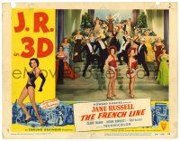 4w488 FRENCH LINE LC #1 '54 Howard Hughes, sexy Jane Russell in skimpy outfit in dance number!