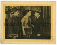 4w507 GIRL IN THE RAIN LC '20 cool image of two bad men holding guy with wide tie at gunpoint!