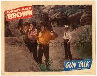 4w532 GUN TALK LC #4 '47 Johnny Mack Brown captures Carl Mathews, Zon Murray & another bad guy!