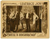 4w555 HELL'S HIGHROAD LC '25 Leatrice Joy & stars in fancy outfits, produced by Cecil B. DeMille!