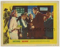 4w566 HIGH NOON LC #8 '52 Grace Kelly watches Gary Cooper receiving the telegram at their wedding!