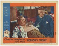 4w570 HOBSON'S CHOICE LC #2 '54 David Lean English classic, doctor examines Charles Laughton!
