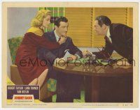 4w622 JOHNNY EAGER LC #7 R50 sexy Lana Turner & Robert Taylor confront dad Edward Arnold!