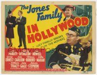 4w050 JONES FAMILY IN HOLLYWOOD TC '39 Jed Prouty, Spring Byington, Lucy's finally in the movies!