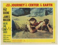 4w624 JOURNEY TO THE CENTER OF THE EARTH LC #7 '59 Jules Verne, c/u of James Mason & Arlene Dahl!