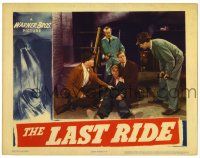 4w656 LAST RIDE LC '44 Richard Travis & men with guns surround wounded guy on the ground!