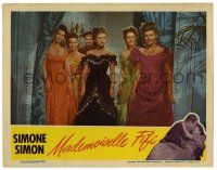4w692 MADEMOISELLE FIFI LC '44 sexy Simone Simon walking through doorway with four pretty ladies!