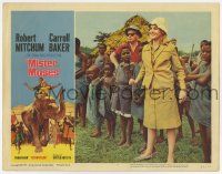 4w718 MISTER MOSES LC #3 '65 pretty Carroll Baker stands in front of African children!